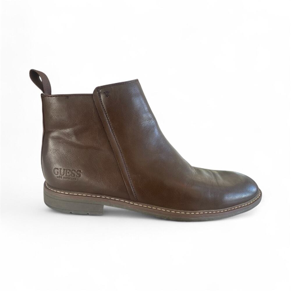 GUESS Men's Brown Ankle Boots Size 10M
